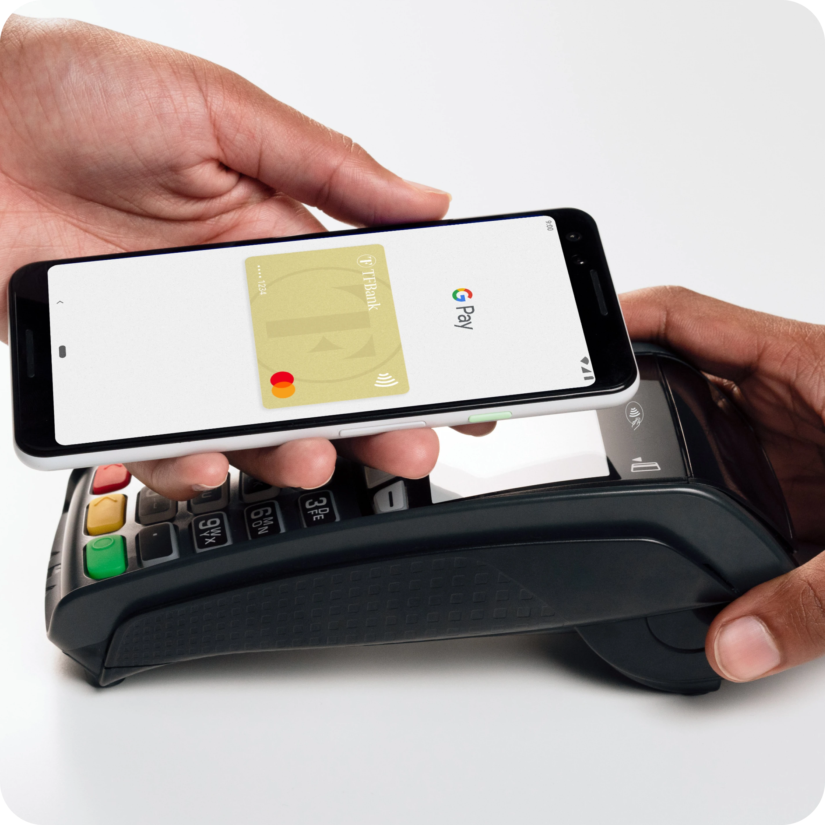 betaler med tf bank mastercard i google pay