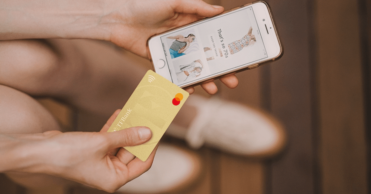 TF Bank Kredittkort og online shopping på iPhone