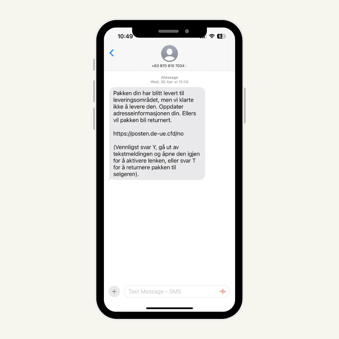 illustrasjonsbilde hvordan man avdekker svindel på sms