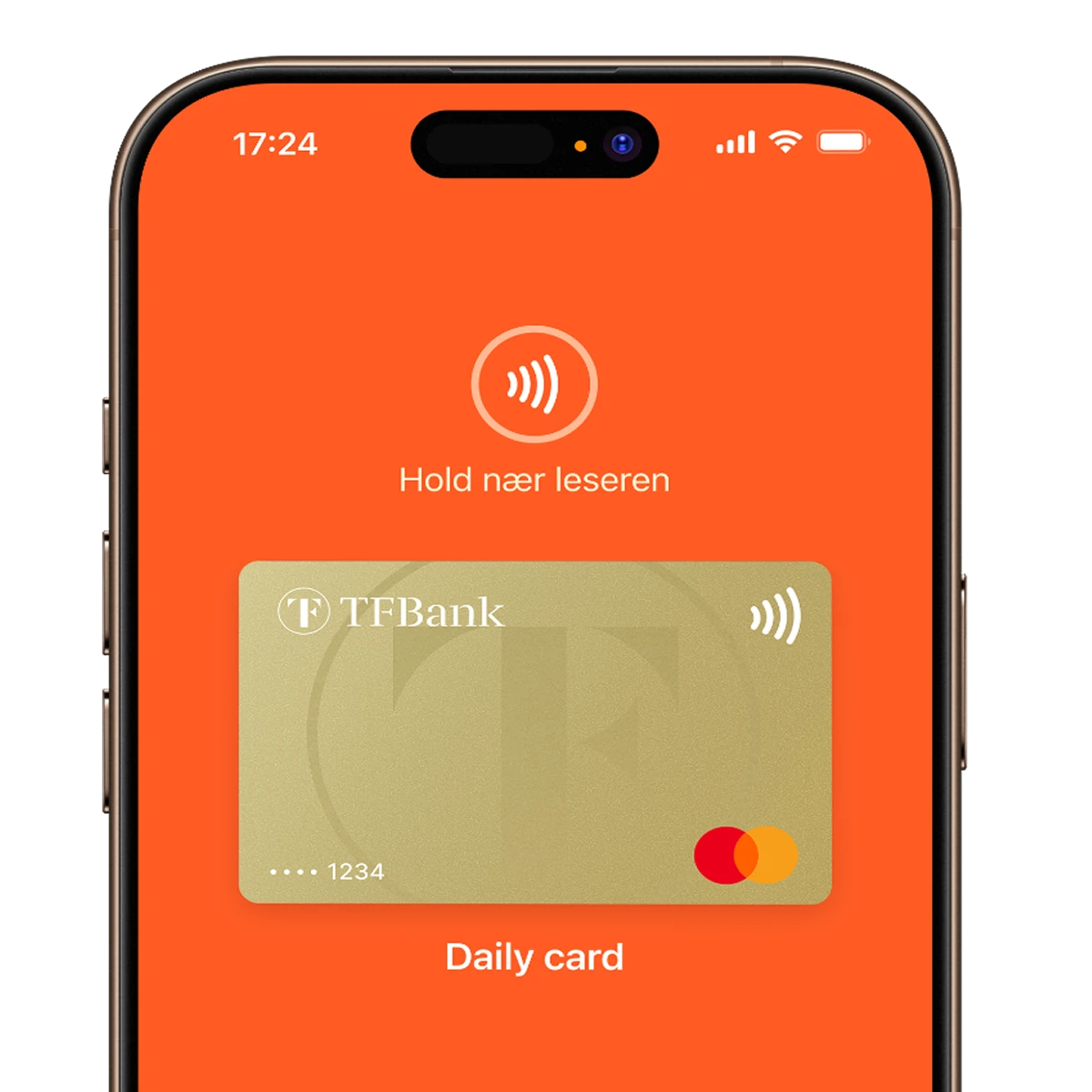 paying with tf bank mastercard in vipps wallet