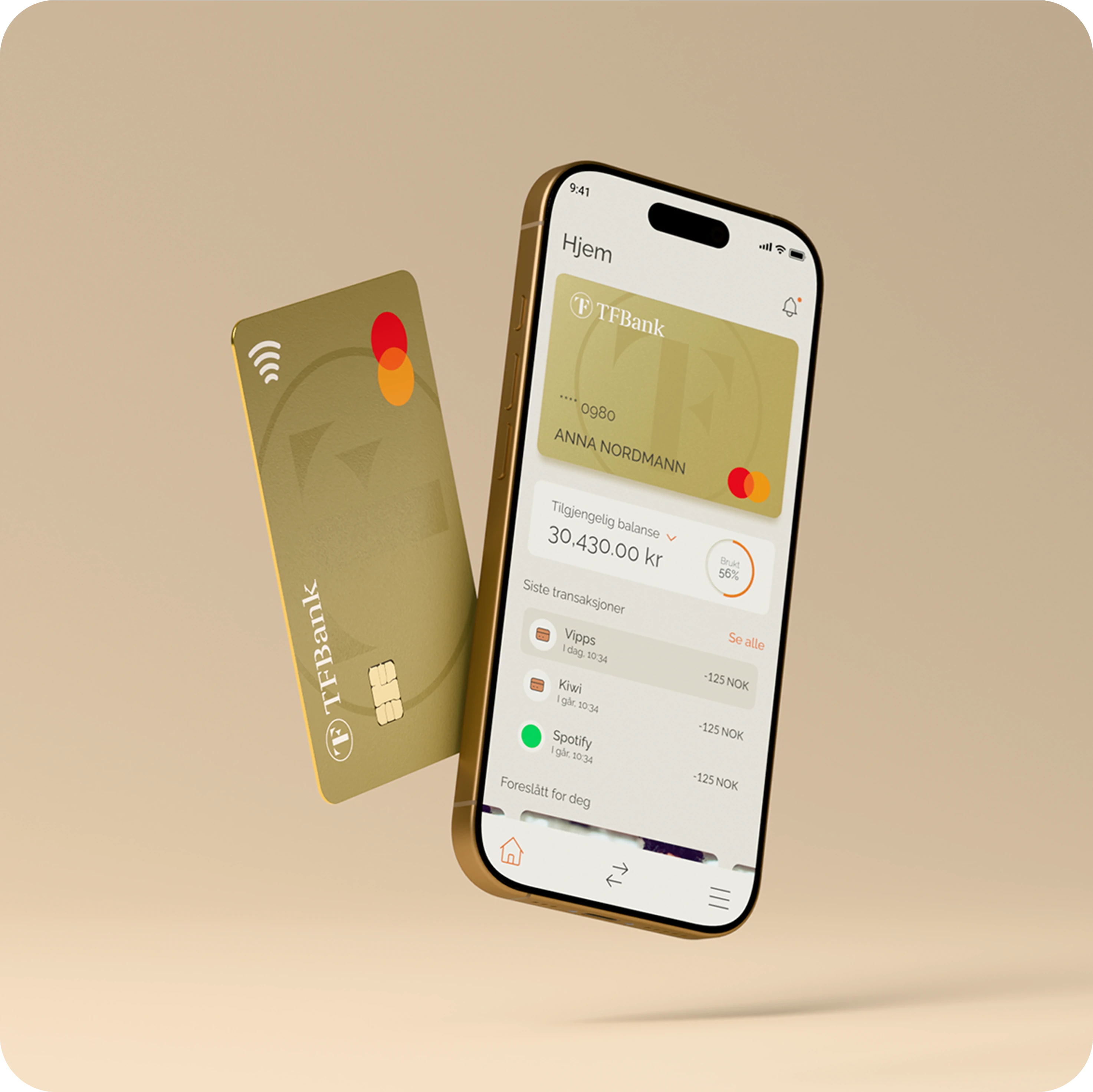 tf bnk app og tf bank mastercard