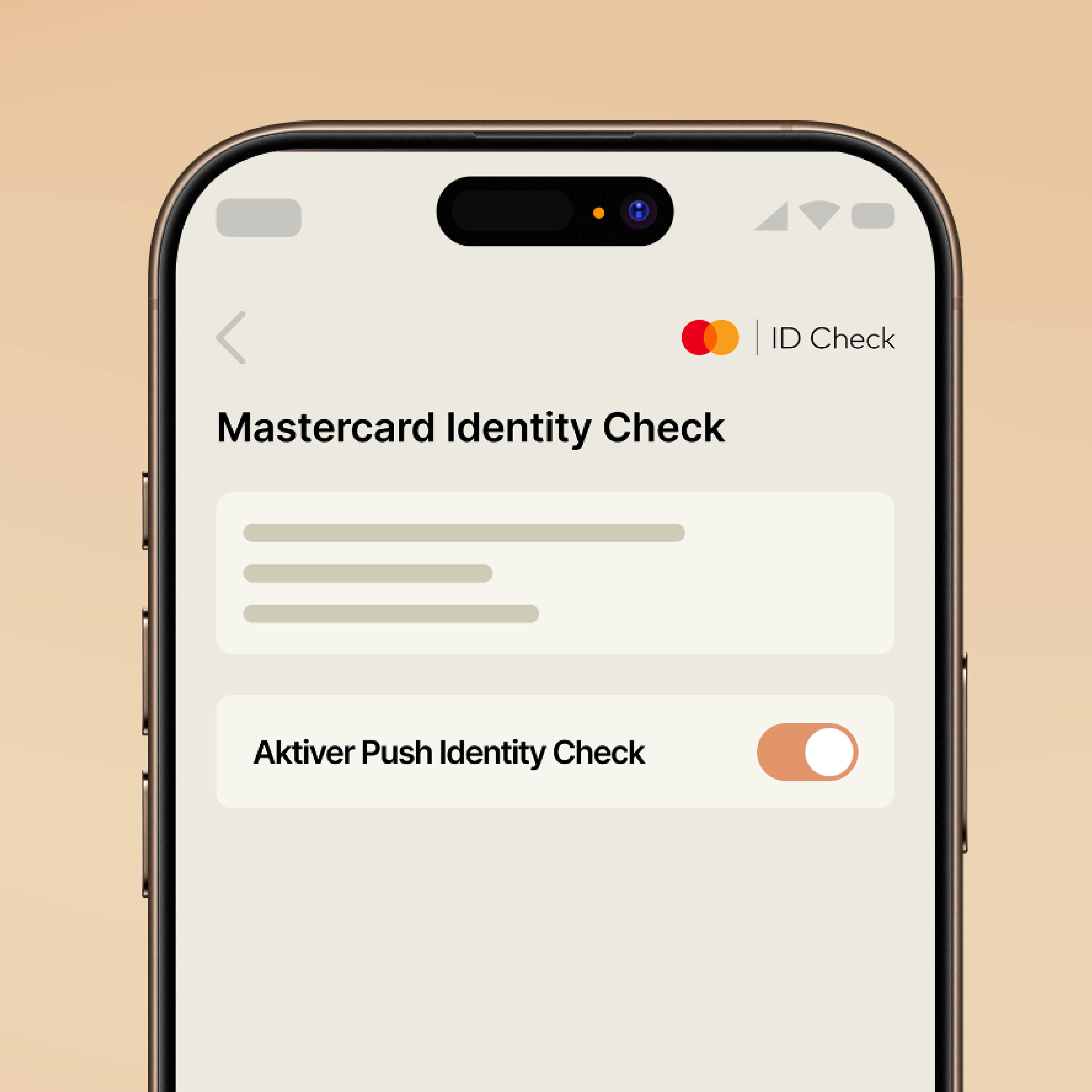 aktiver mastercard id check i tf bank-appen